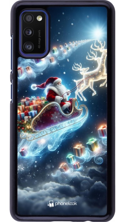 Samsung Galaxy A41 Case Hülle - Weihnachten 2023 Verzauberter Weihnachtsmann Samsung Galaxy A41 Case Hülle - Weihnachten 2023 Verzauberter Weihnachtsmann