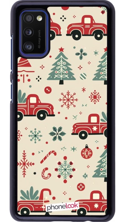 Samsung Galaxy A41 Case Hülle - Weihnachten 2024 Lkw Tanne