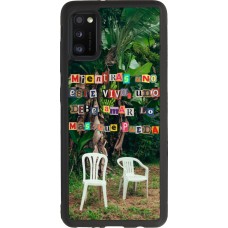 Coque Samsung Galaxy A41 - Silicone rigide noir Chairs DTMF