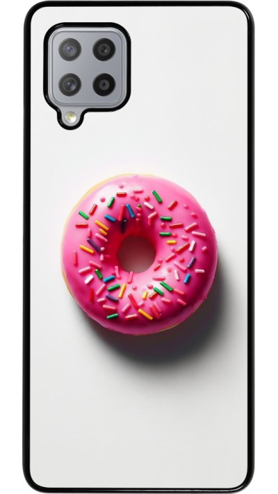 Coque Samsung Galaxy A42 5G - Weißer Hintergrund, pinker Donut
