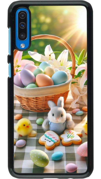 Coque Samsung Galaxy A50 - Easter 2025 Panier Pâques