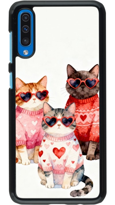 Coque Samsung Galaxy A50 - Saint Valentines Day 26 Cat Love