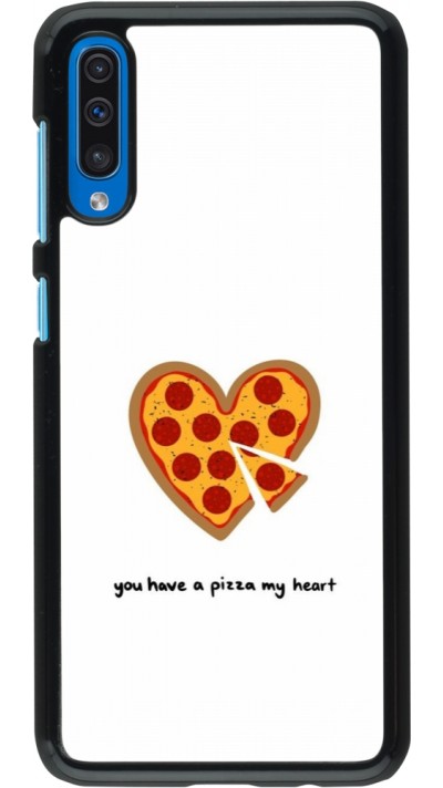 Coque Samsung Galaxy A50 - Saint Valentines Day 26 You have my pizza heart