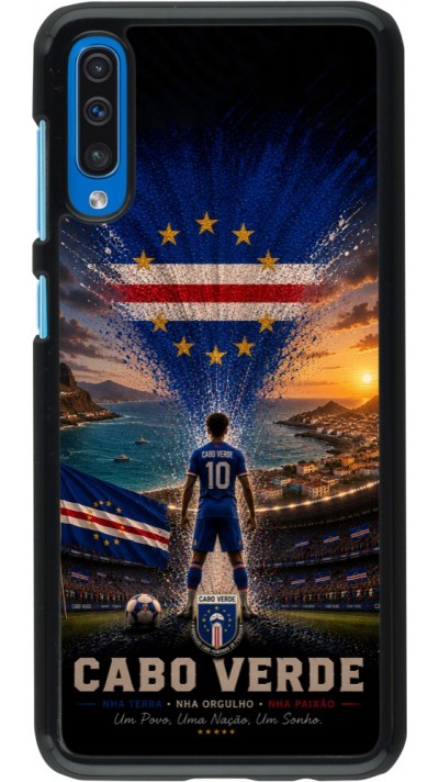 Coque Samsung Galaxy A50 - Football Cap-Vert splash 2026
