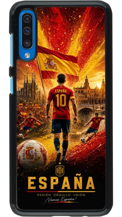 Coque Samsung Galaxy A50 - Football Espagne splash 2026