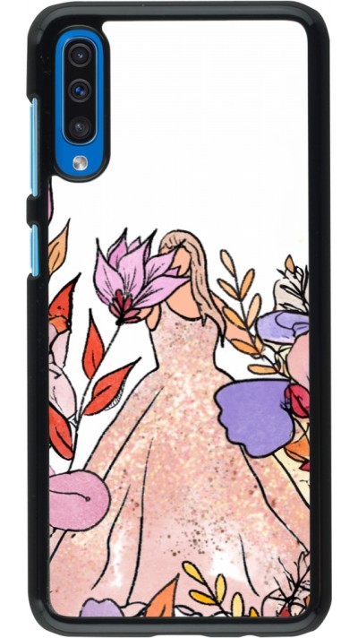 Coque Samsung Galaxy A50 - Taylor Swift Sketch - White