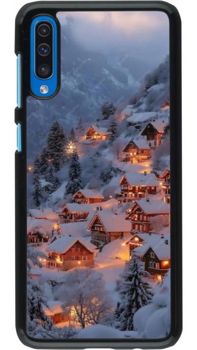 Coque Samsung Galaxy A50 - Winter 25 Winter snowy village