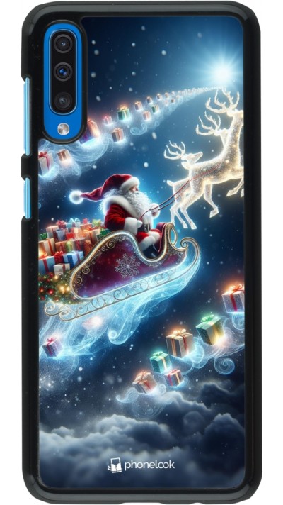 Samsung Galaxy A50 Case Hülle - Weihnachten 2023 Verzauberter Weihnachtsmann Samsung Galaxy A50 Case Hülle - Weihnachten 2023 Verzauberter Weihnachtsmann