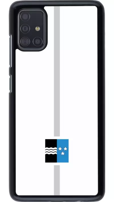 Coque Samsung Galaxy A51 - Canton AG blanc