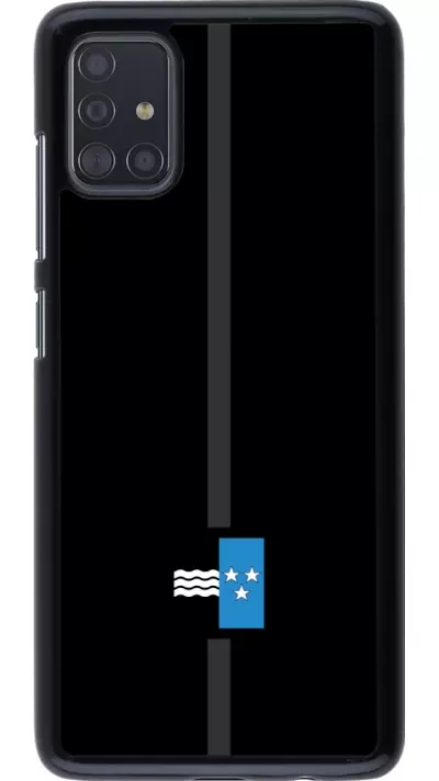 Coque Samsung Galaxy A51 - Canton AG noir