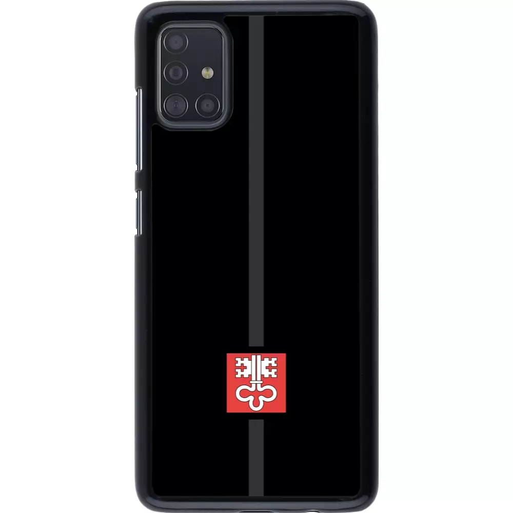 Coque Samsung Galaxy A51 - Canton NW noir