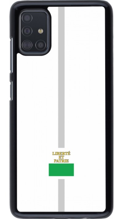 Coque Samsung Galaxy A51 - Canton VD blanc