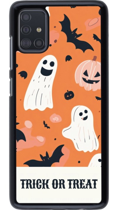 Samsung Galaxy A51 Case Hülle - Halloween 2025 Trick treat Samsung Galaxy A51 Case Hülle - Halloween 2025 Trick treat
