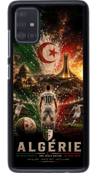 Coque Samsung Galaxy A51 - Football Algérie splash 2026