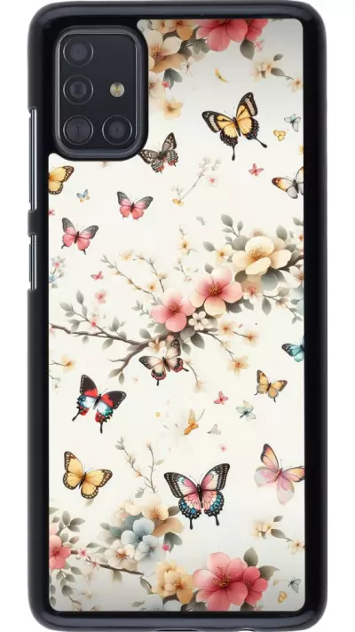 Coque Samsung Galaxy A51 - Spring 25 Papillons Légers