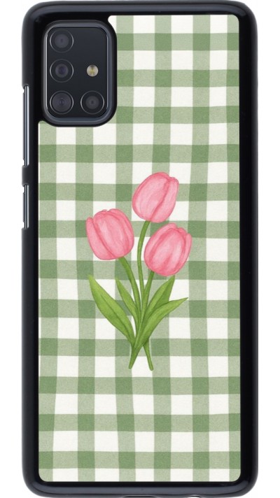 Coque Samsung Galaxy A51 - Green vichy tulips Spring 2026