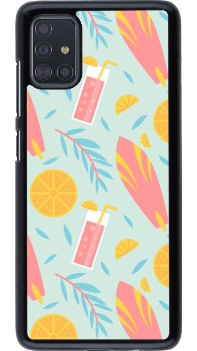 Samsung Galaxy A51 Case Hülle - Summer 2025 Pattern citron