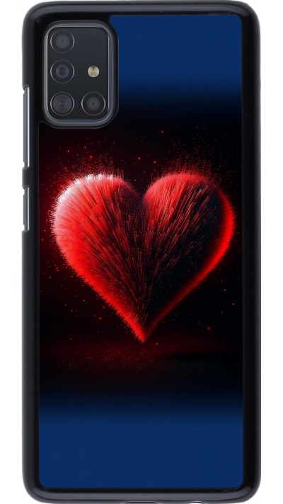 Coque Samsung Galaxy A51 - Valentine 2025 coeur rouge