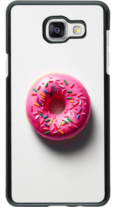 Coque Samsung Galaxy A5 (2016) - Weißer Hintergrund, pinker Donut