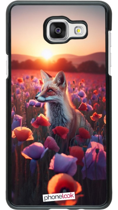 Samsung Galaxy A5 (2016) Case Hülle - Purpurroter Fuchs bei Dammerung