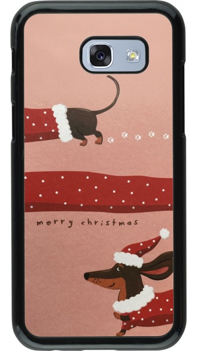 Samsung Galaxy A5 (2017) Case Hülle - Christmas 25 Teckel Merry Xmas