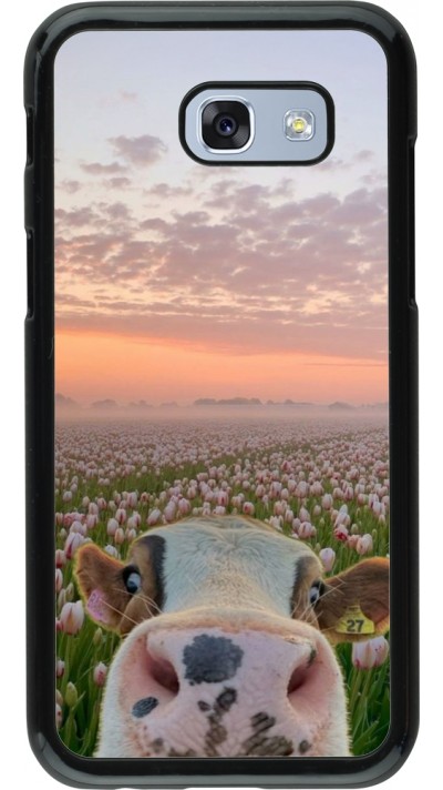 Samsung Galaxy A5 (2017) Case Hülle - Cow with tulips Spring 2026