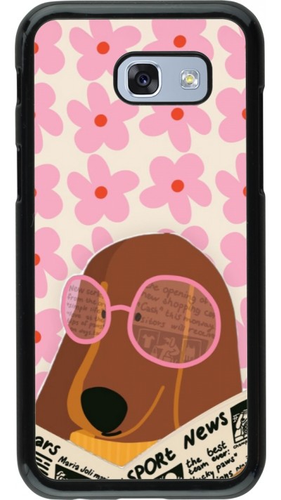 Samsung Galaxy A5 (2017) Case Hülle - Dog with newspaper Spring 2026