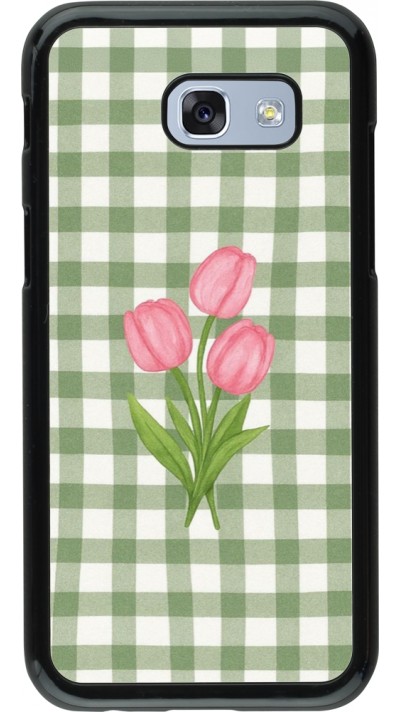 Samsung Galaxy A5 (2017) Case Hülle - Green vichy tulips Spring 2026
