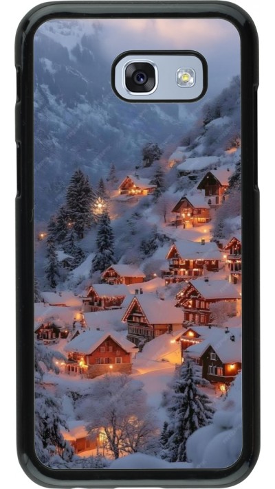 Samsung Galaxy A5 (2017) Case Hülle - Winter 25 Winter snowy village