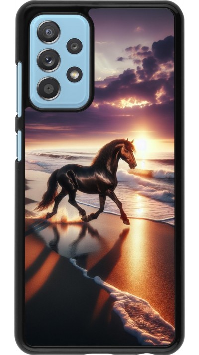 Coque Samsung Galaxy A52 - Cheval majestueux plage