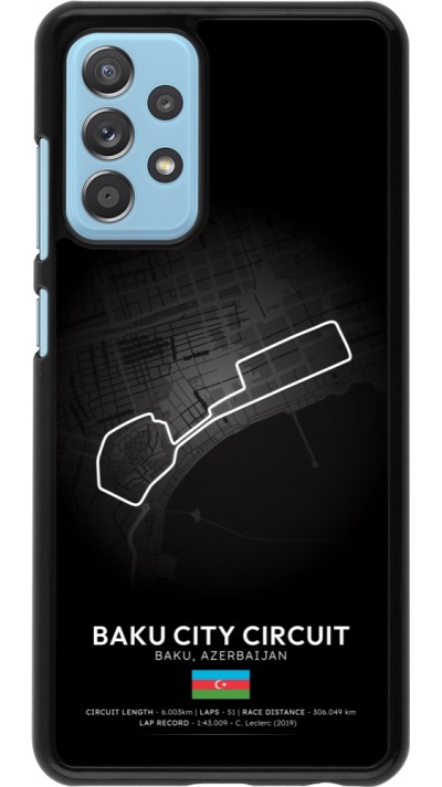 Samsung Galaxy A52 Case Hülle - F1 Track 2025 Azerbaijan