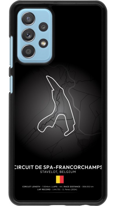 Samsung Galaxy A52 Case Hülle - F1 Track 2025 Belgium