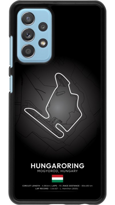 Samsung Galaxy A52 Case Hülle - F1 Track 2025 Hungary