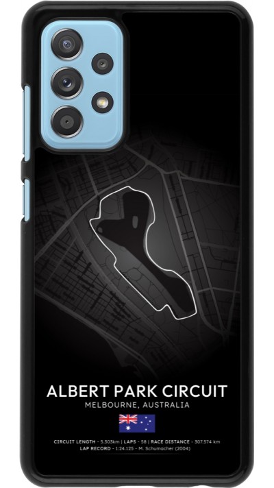 Samsung Galaxy A52 Case Hülle - F1 Track 2025 Melbourne
