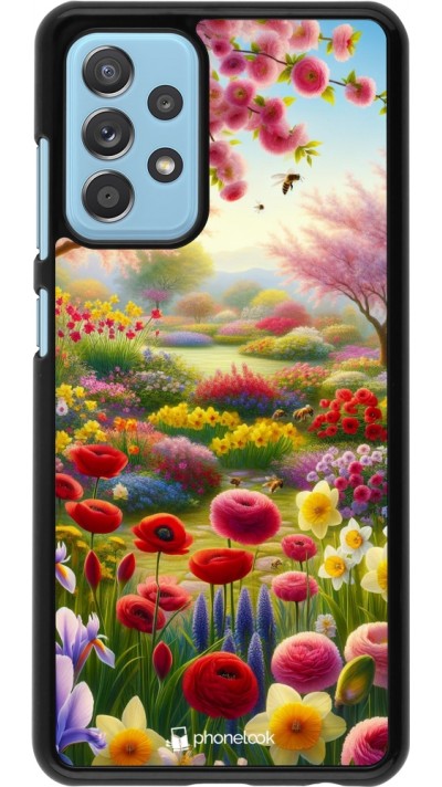 Samsung Galaxy A52 Case Hülle - Frühling 25 Strauß Frühling