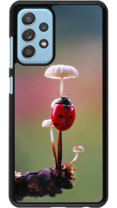 Samsung Galaxy A52 Case Hülle - Ladybird on a mushroom Spring 2026