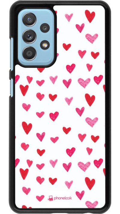 Samsung Galaxy A52 Case Hülle - Valentine 2022 Many pink hearts