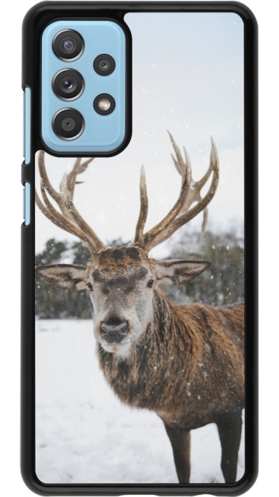 Samsung Galaxy A52 Case Hülle - Winter 25 Winter reindeer