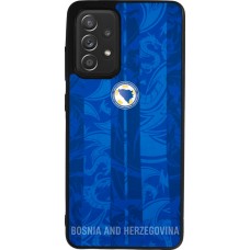 Coque Samsung Galaxy A52 - Silicone rigide noir Maillot de football Bosnie-Herzégovine 2026 personnalisable