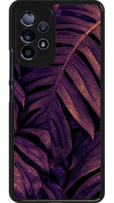 Coque Samsung Galaxy A53 5G - Purple Light Leaves