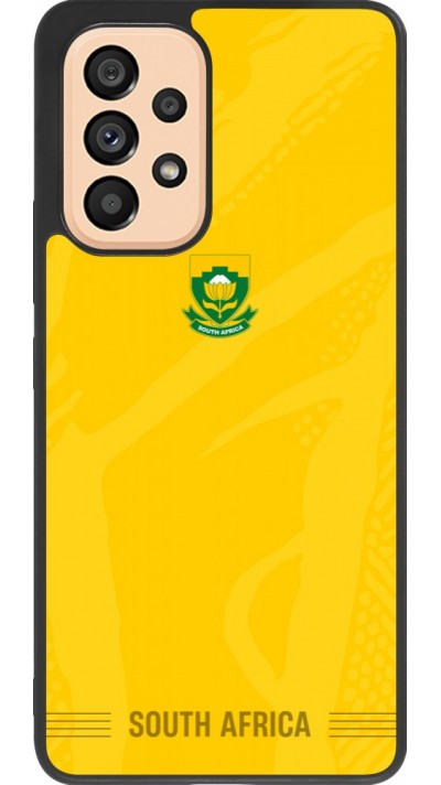 Samsung Galaxy A53 5G Case Hülle - Silikon schwarz Südafrika 2026 personalisierbares Fussballtrikot