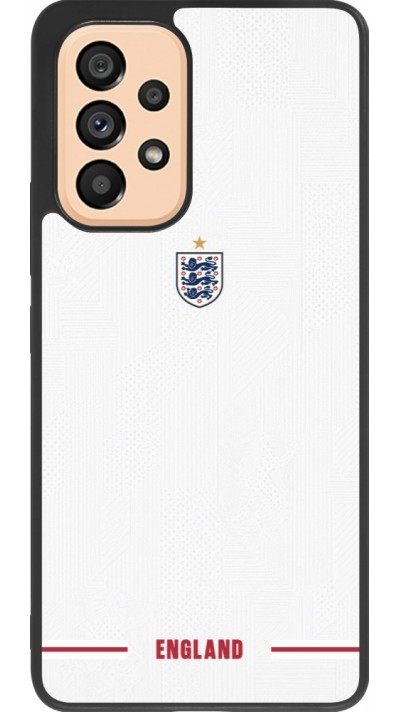 Samsung Galaxy A53 5G Case Hülle - Silikon schwarz England 2026 personalisierbares Fussballtrikot
