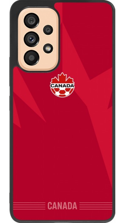 Samsung Galaxy A53 5G Case Hülle - Silikon schwarz Kanada 2026 personalisierbares Fussballtrikot