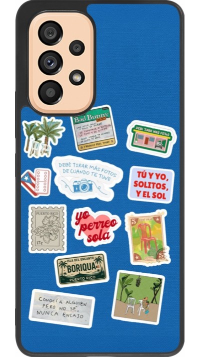 Samsung Galaxy A53 5G Case Hülle - Silikon schwarz Seals of the Dominican Republic DTMF