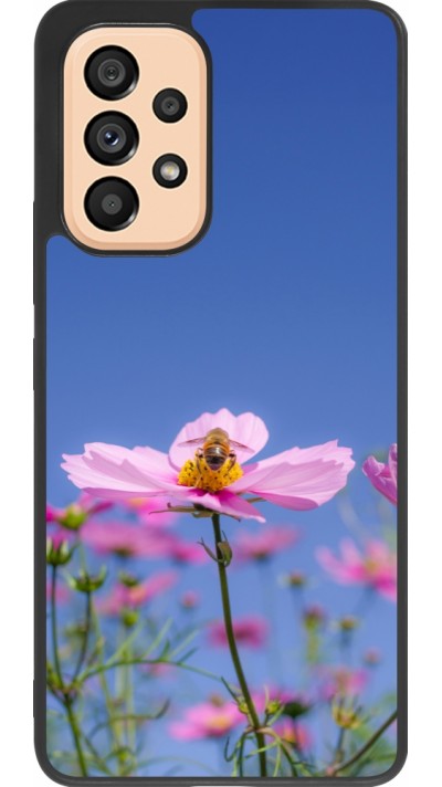 Samsung Galaxy A53 5G Case Hülle - Silikon schwarz Bee on a flower Spring 2026