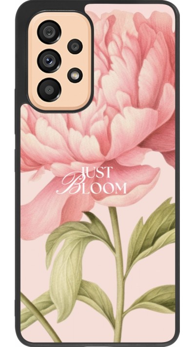 Samsung Galaxy A53 5G Case Hülle - Silikon schwarz Just Bloom Spring 2026