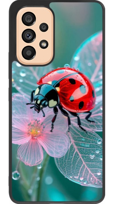 Samsung Galaxy A53 5G Case Hülle - Silikon schwarz Ladybird in bloom Spring 2026