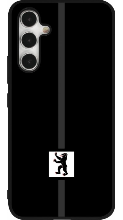 Coque Samsung Galaxy A54 5G - Silicone rigide noir Canton AI noir