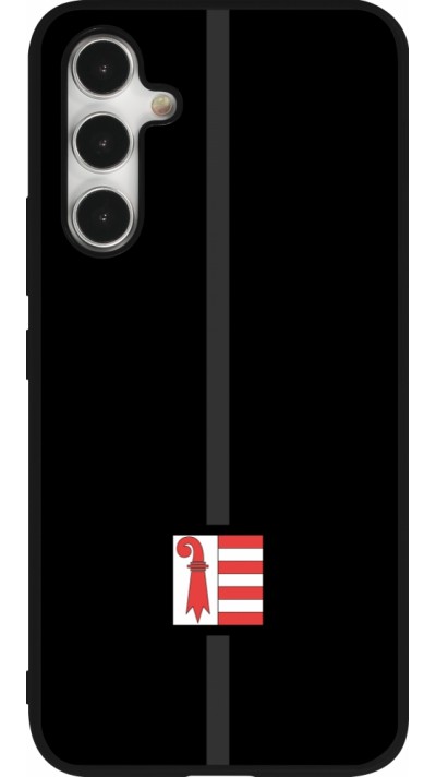 Coque Samsung Galaxy A54 5G - Silicone rigide noir Canton JU noir