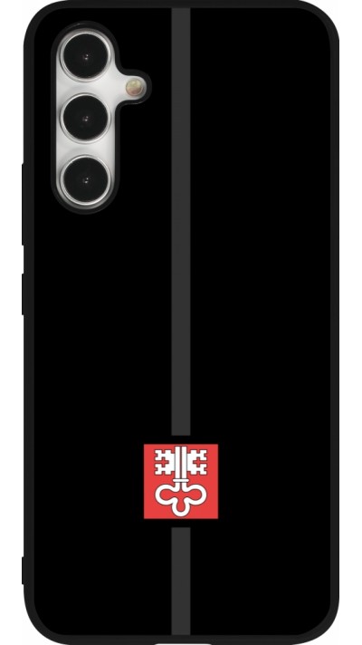 Coque Samsung Galaxy A54 5G - Silicone rigide noir Canton NW noir